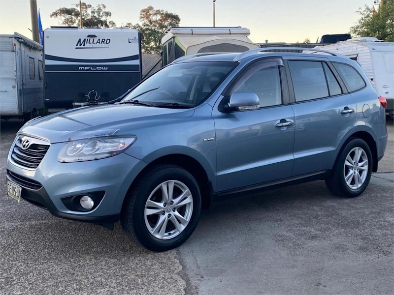 2010 Hyundai Santa Fe CM MY10 Highlander Blue 6 Speed Sports Automatic Wagon62932714774529111