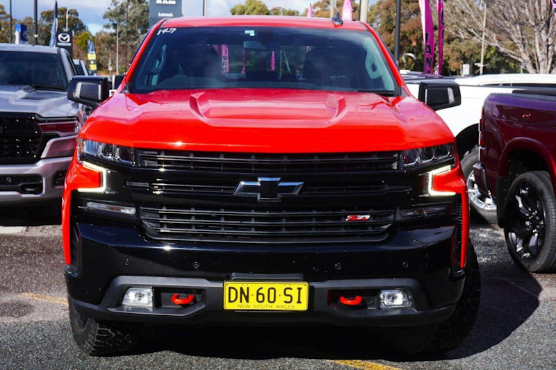 2022 Chevrolet Silverado T1 MY21.5 1500 LT Trail Boss Pickup Crew Cab Red 10 Speed Automatic Utility62936661851266111
