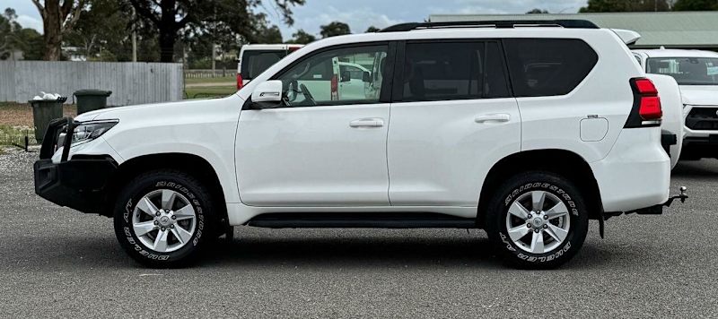 2019 Toyota Landcruiser Prado GDJ150R GXL Glacier White 6 Speed Automatic SUV62935685989122112
