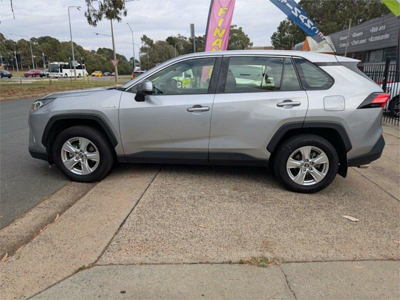 2019 Toyota RAV4 Axah54R GX (AWD) Hybrid NAV Silver, Chrome Continuous Variable Wagon62938582473601114