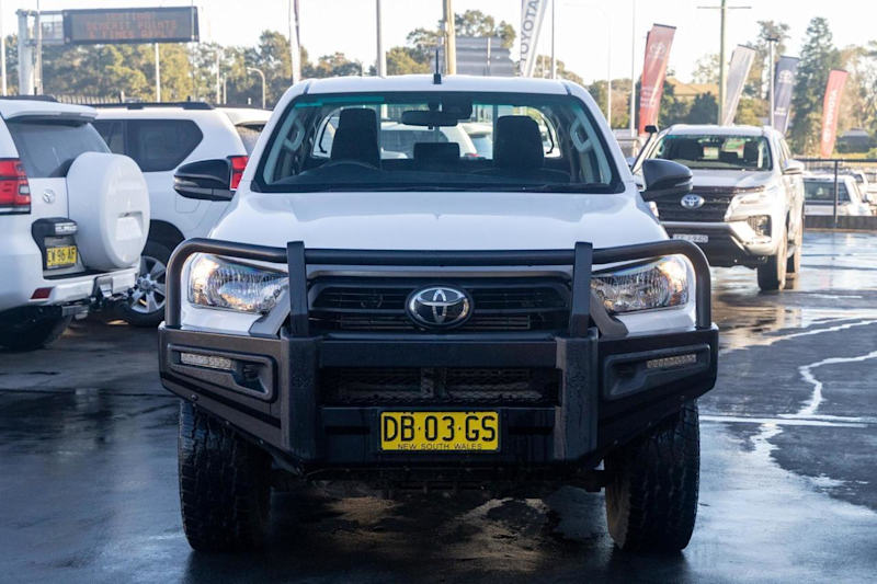 2021 Toyota Hilux GUN126R SR Double Cab White 6 Speed Sports Automatic Utility62935685297795113