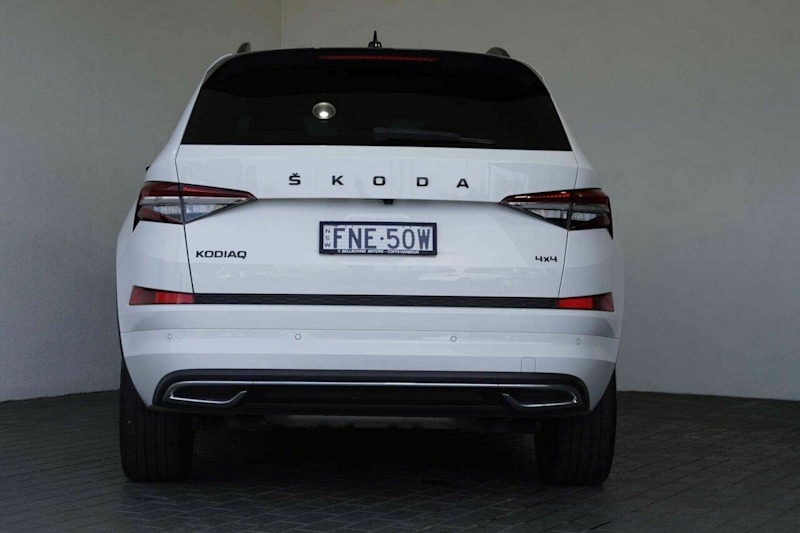2022 Skoda Kodiaq NS MY22 Sportline DSG Moon White 7 Speed Sports Automatic Dual Clutch Wagon62936662236289114
