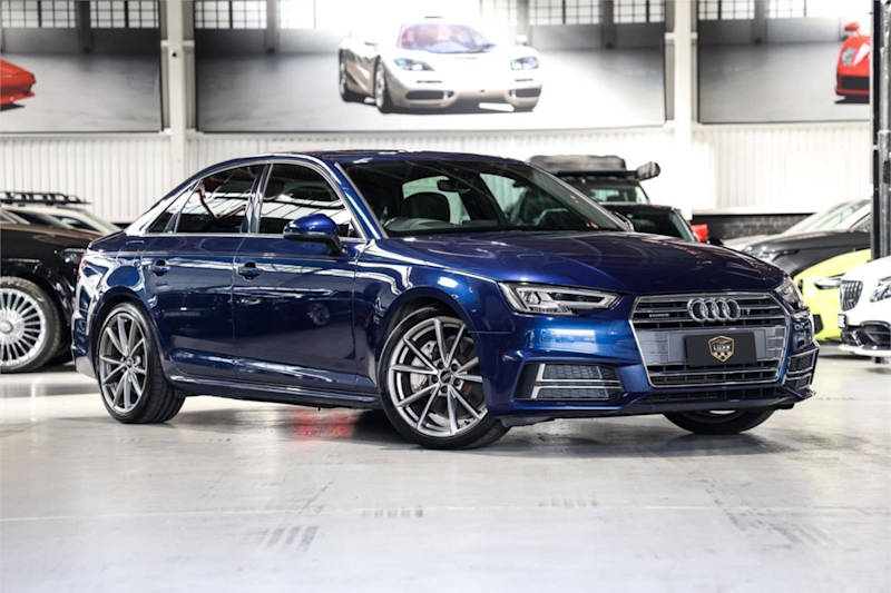 2017 Audi A4 B9 8W MY18 S Line S Tronic Quattro Blue 7 Speed Sports Automatic Dual Clutch Sedan62933707659905110
