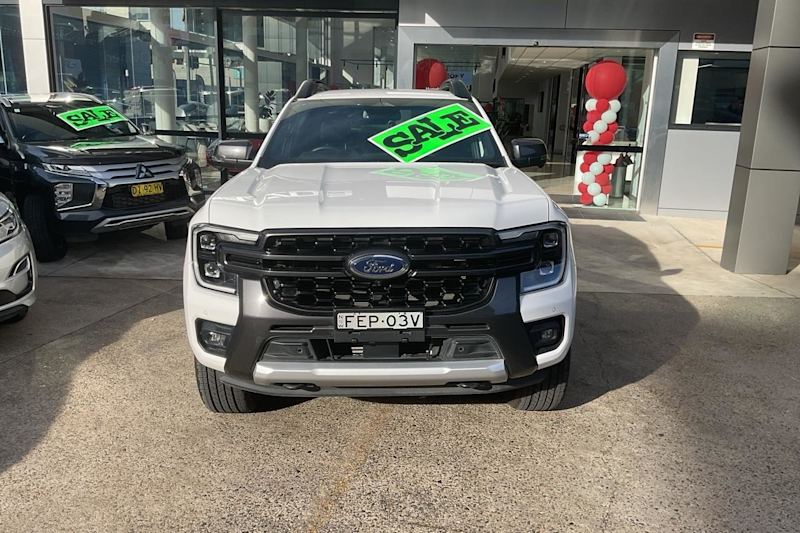 2024 Ford Ranger PY 2024.50MY Wildtrak FullTime 4WD DR White 10 Speed Sports Automatic Dual Cab62882764892163111
