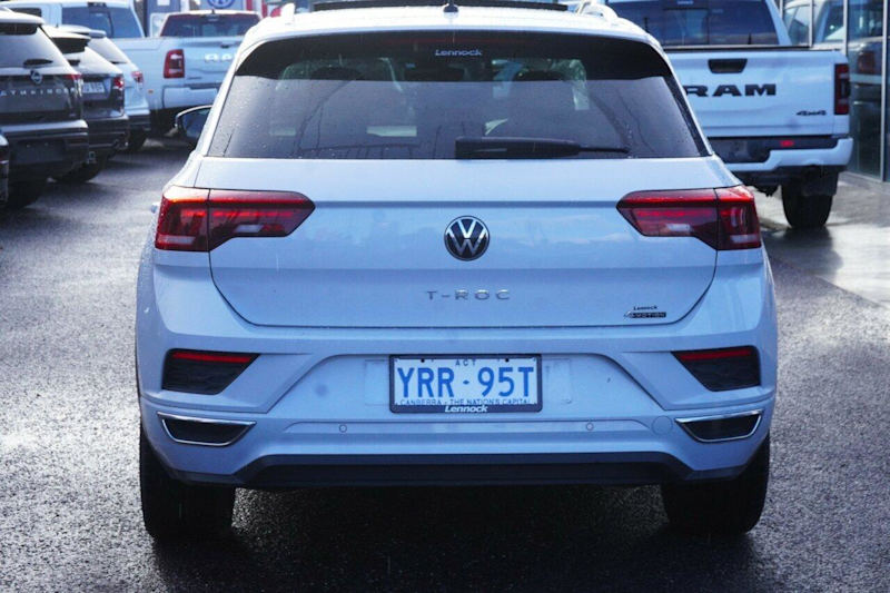 2021 Volkswagen T-ROC A11 MY21 140TSI DSG 4MOTION Sport White Silver 7 Speed62935682932097114