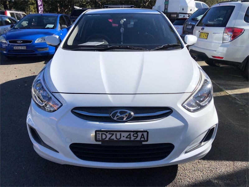 2017 Hyundai Accent RB4 MY17 Active White 6 Speed Constant Variable Hatchback62882766476290114