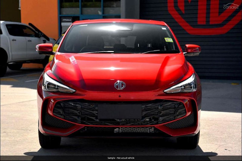 2024 MG MG3 ZP22 MY25 Excite Red 8 Speed Constant Variable Hatchback62882764612098110