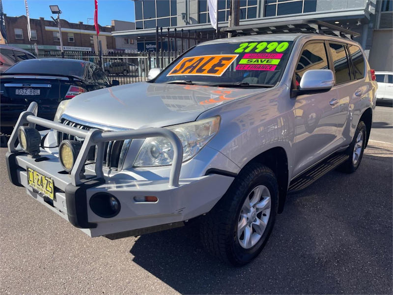 2012 Toyota Landcruiser Prado KDJ150R 11 Upgrade GXL (4x4) Silver, Chrome 5 Speed Sequential Auto62935687536259112