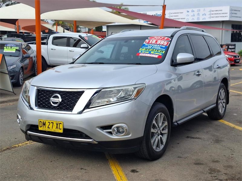 2013 Nissan Pathfinder R52 MY14 ST X-tronic 2WD Brilliant Silver 1 Speed Constant Variable Wagon62882729913219112