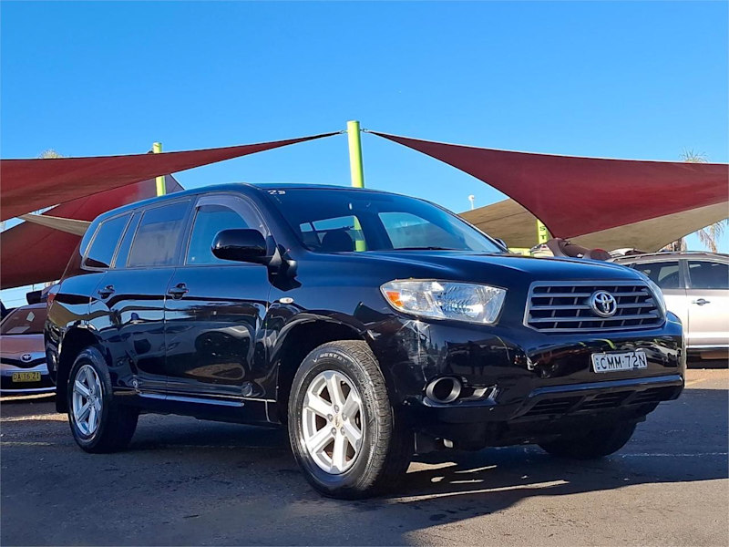 2009 Toyota Kluger GSU40R KX-R 2WD Black 5 Speed Sports Automatic Wagon62882767490562118