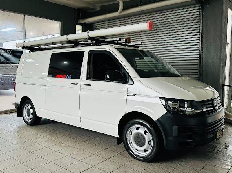 2018 Volkswagen Transporter T6 MY19 TDI 400 LWB LOW 4MOTION White 7 Speed Auto Direct Shift Van62933714759427110