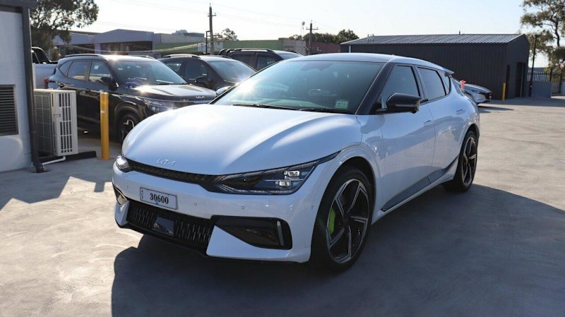 2023 Kia EV6 CV MY23 GT AWD Snow White Pearl 1 Speed Reduction Gear Wagon62937624410753111