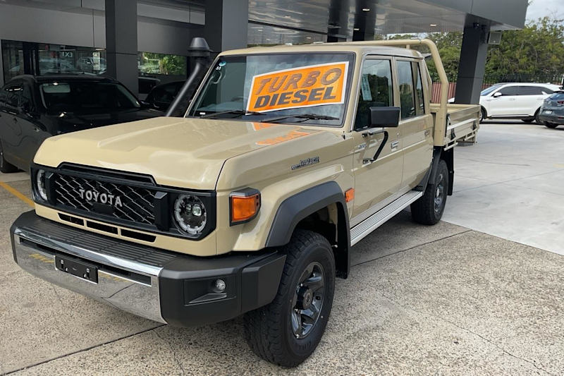 2025 Toyota Landcruiser Vdjl79R GXL Double Cab Sandy 5 Speed Manual Cab Chassis62932713057795112