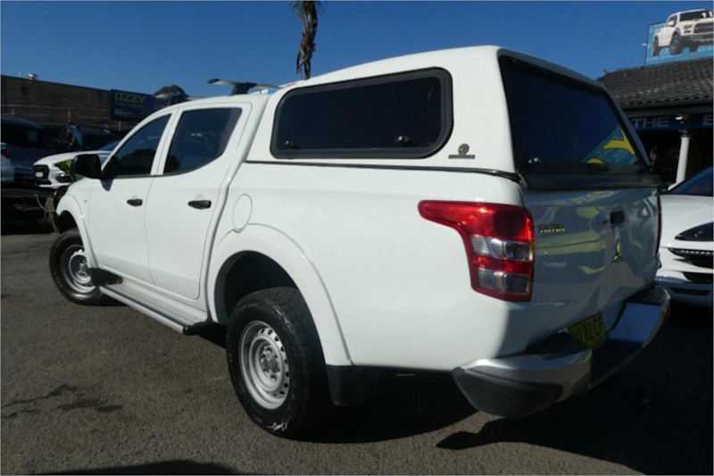 2017 Mitsubishi Triton MQ MY17 GLX White 5 Speed Automatic Dual Cab Utility62882727767426112