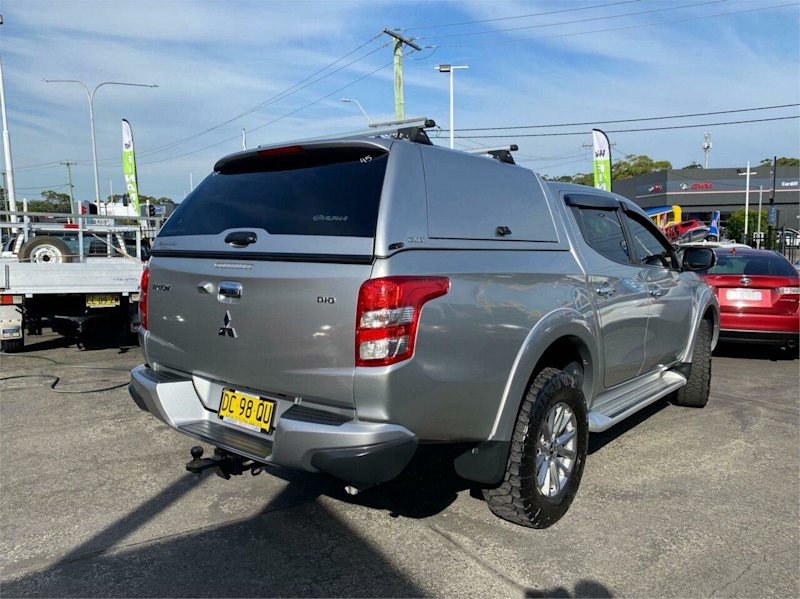 2017 Mitsubishi Triton MQ MY17 GLS (4x4) Silver, Chrome 5 Speed Automatic Dual Cab Utility62882734539265112
