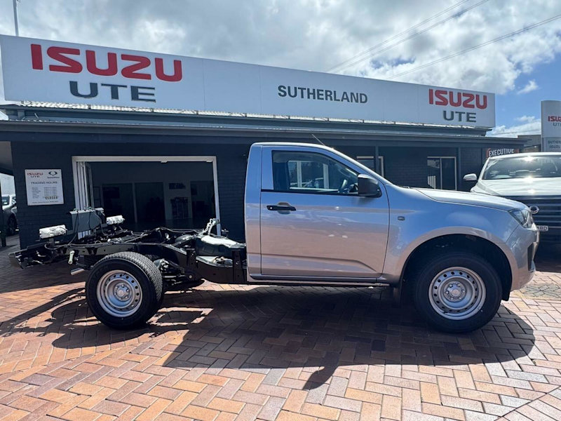 2025 Isuzu D-MAX RG MY24 SX 4x2 High Ride Silver 6 Speed Sports Automatic Cab Chassis62885350692610113