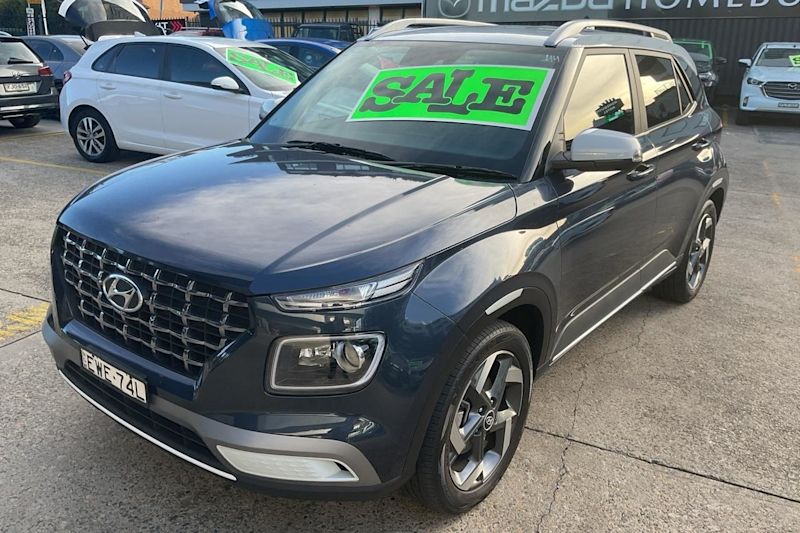 2022 Hyundai Venue Qx.v4 MY22 Elite Blue 6 Speed Automatic Wagon62933715406337112
