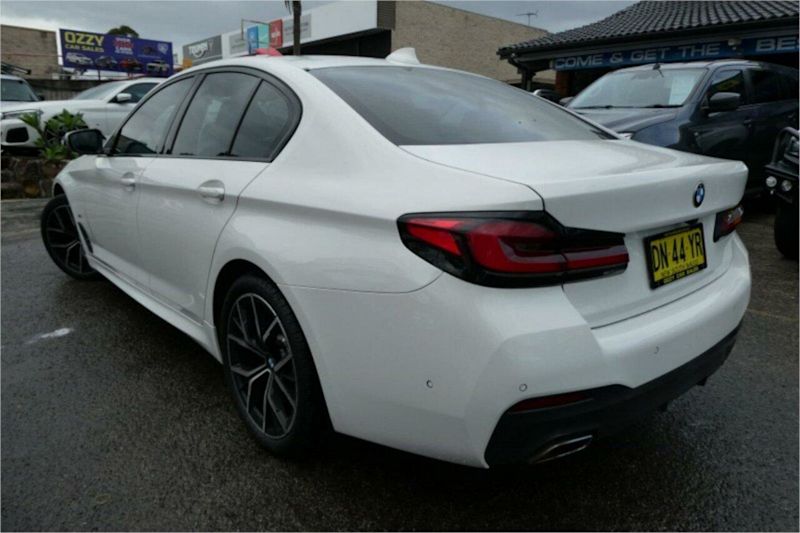 2022 BMW 5 G30 30d M Sport LCI White 8 Speed Auto Steptronic Sport Sedan62882726965122112