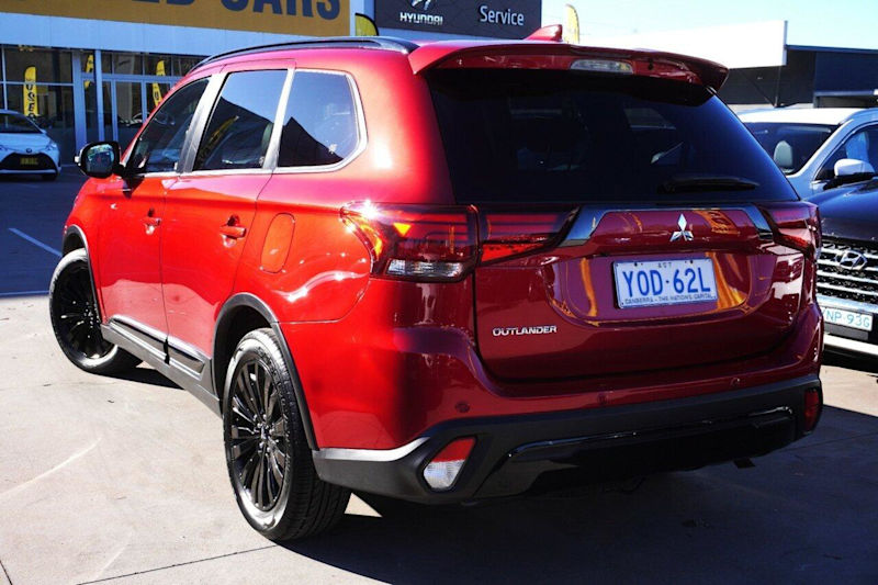 2020 Mitsubishi Outlander ZL MY20 Black Edition 2WD Red 6 Speed Constant Variable Wagon62939538151682113