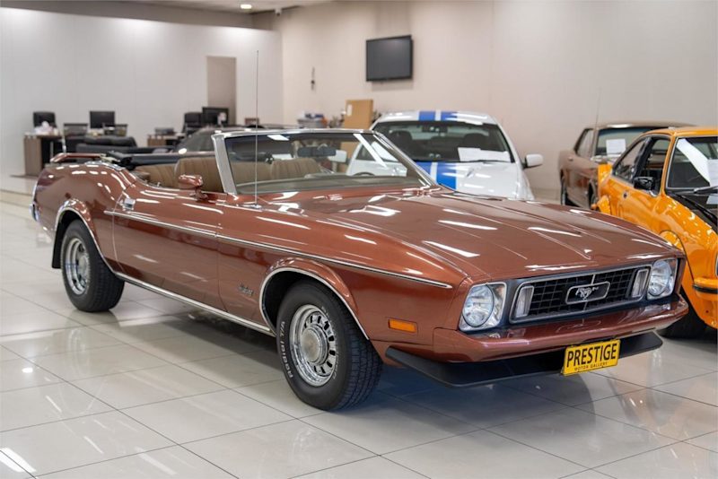 1973 Ford Mustang Brown 3 Speed Automatic Convertible62935690922498110