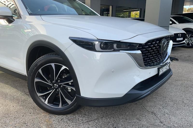 2025 Mazda CX-5 KF4WLA G25 SKYACTIV-Drive i-ACTIV AWD Touring Rhodium White 6 Speed Sports Automatic62882731203457111