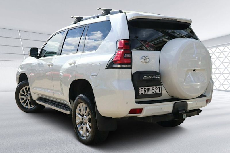 2019 Toyota Landcruiser Prado GDJ150R Kakadu White 6 Speed Sports Automatic Wagon62937625981314112