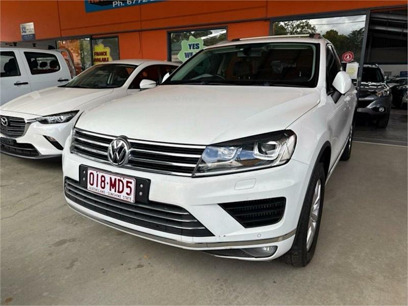 2016 Volkswagen Touareg 7P MY16 150 TDI White 8 Speed Automatic Wagon62935681521666110