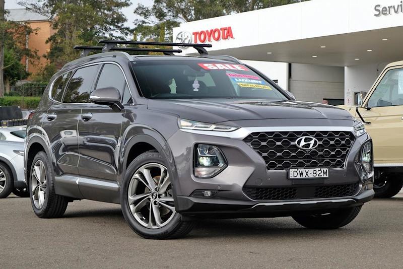 2018 Hyundai Santa Fe TM Highlander CRDi Satin AWD Graphite 8 Speed Automatic Wagon62933710609025110