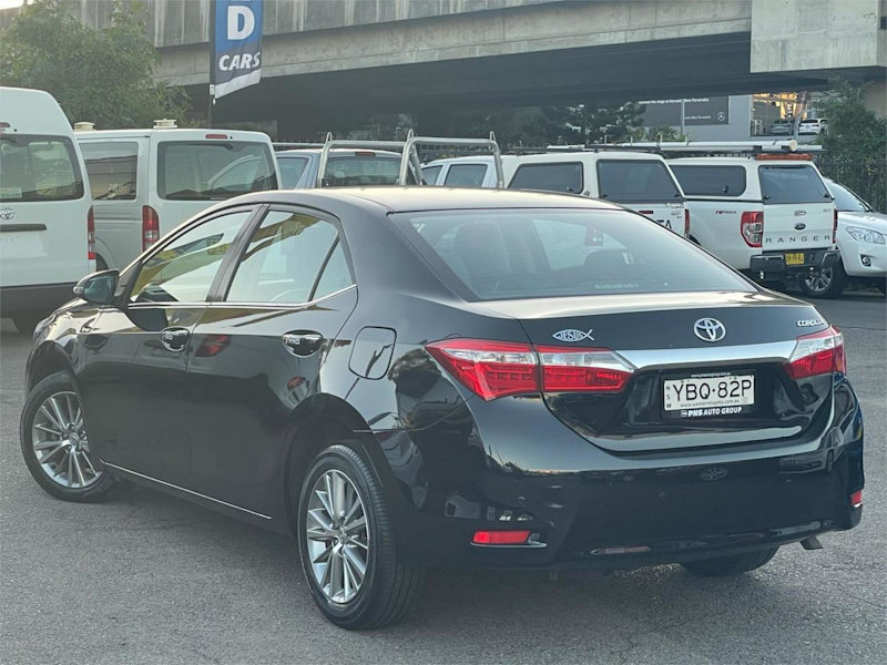 2014 Toyota Corolla ZRE172R SX S-CVT Black 7 Speed Constant Variable Sedan62882766635394114