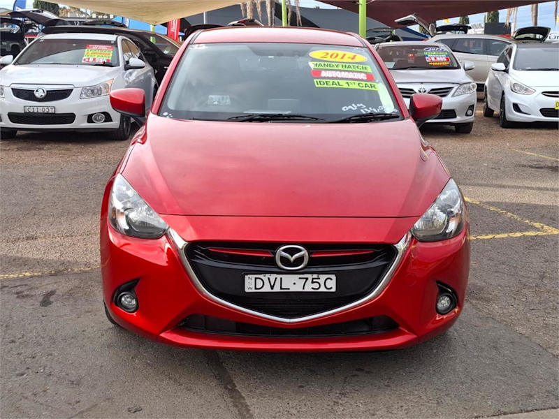 2014 Mazda 2 DJ2HAA Genki SKYACTIV-Drive Red 6 Speed Sports Automatic Hatchback62882729615489111