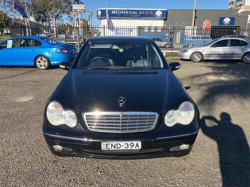2003 Mercedes-Benz C-Class W203 MY2003 C200 Kompressor Classic Black 5 Speed Sports Automatic Sedan62936663402370111