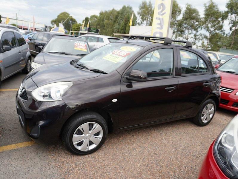 2015 Nissan Micra K13 Series 4 MY15 ST Purple 5 Speed Manual Hatchback62933711319811113