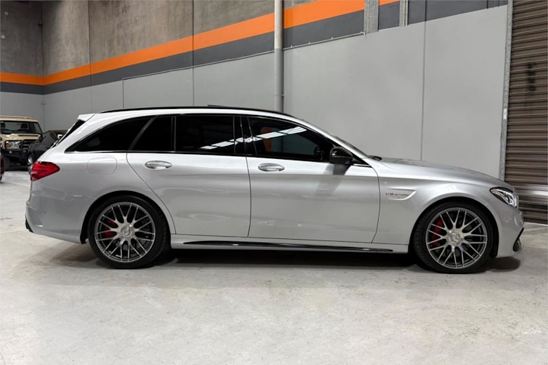 2018 Mercedes-Benz C-Class S205 809MY C63 AMG Estate SPEEDSHIFT MCT S Silver, Chrome 9 Speed62936662408706113