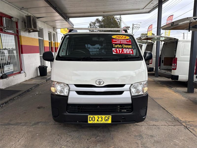 2014 Toyota HiAce KDH201R MY12 Upgrade LWB White 4 Speed Automatic Van62936661500162110