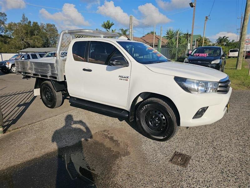 2018 Toyota Hilux GUN126R MY17 SR (4x4) White 6 Speed Manual X Cab Cab Chassis62938582926209113