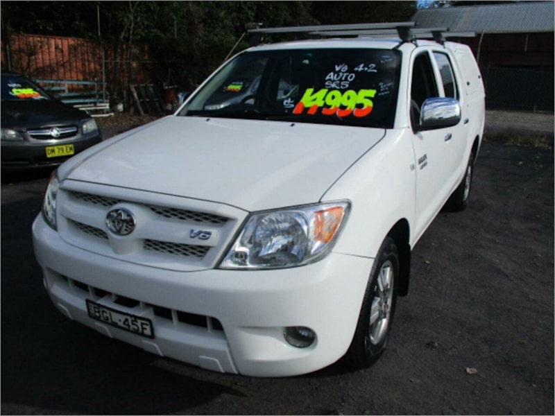 2008 Toyota Hilux GGN15R 07 Upgrade SR5 White 5 Speed Automatic Dual Cab Pick-up62939538685569111