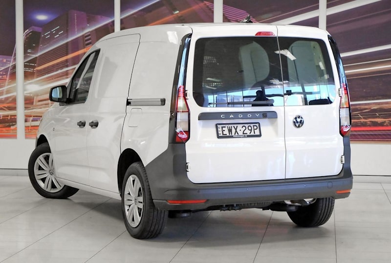 2022 Volkswagen Caddy SKN MY23 TSI220 Cargo SWB DSG White 7 Speed Sports Automatic Dual Clutch Van62882731369729111