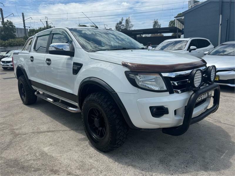 2013 Ford Ranger PX XLT Double Cab 4x2 Hi-Rider White 6 Speed Sports Automatic Double Cab62937625606529110