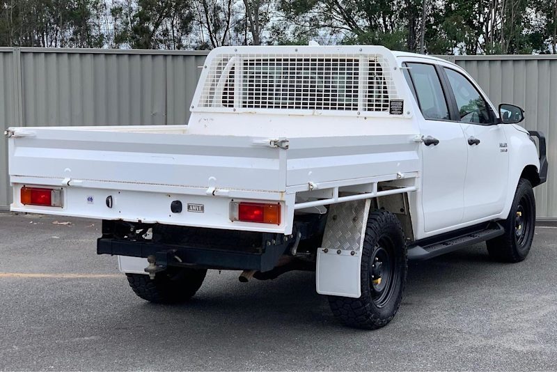 2022 Toyota Hilux GUN126R SR Double Cab White 6 Speed Sports Automatic Cab Chassis62885350561281112