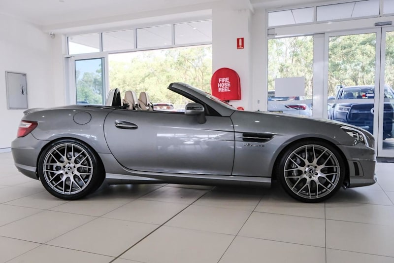 2012 Mercedes-Benz SLK-Class R172 SLK55 AMG SPEEDSHIFT PLUS Silver 7 Speed Sports Automatic Roadster62934702915971113