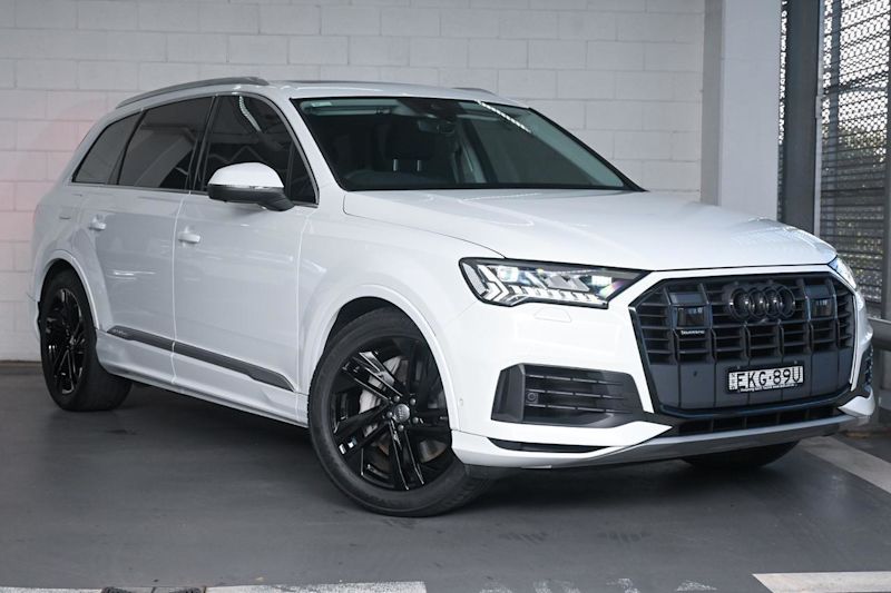 2019 Audi Q7 4M MY20 45 TDI Tiptronic Quattro White 8 Speed Sports Automatic Wagon62935692787713110