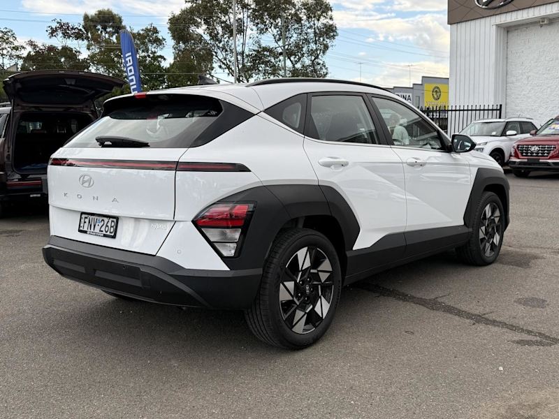 2024 Hyundai Kona SX2.V2 MY25 Hybrid D-CT 2WD Atlas White 6 Speed Sports Automatic Dual Clutch Wagon62882738155907112