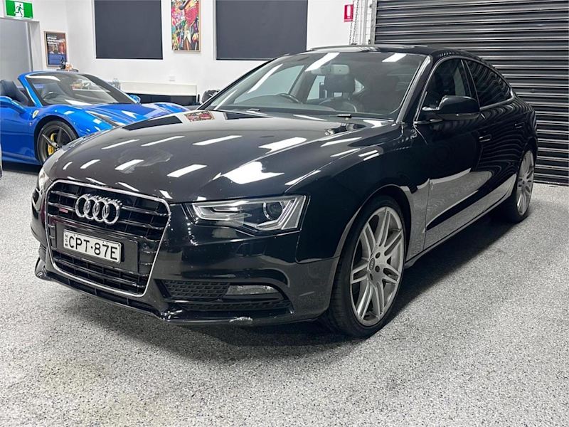 2013 Audi A5 8T MY13 Sportback S Tronic Quattro Black 7 Speed Sports Automatic Dual Clutch Hatchback62939538598531112