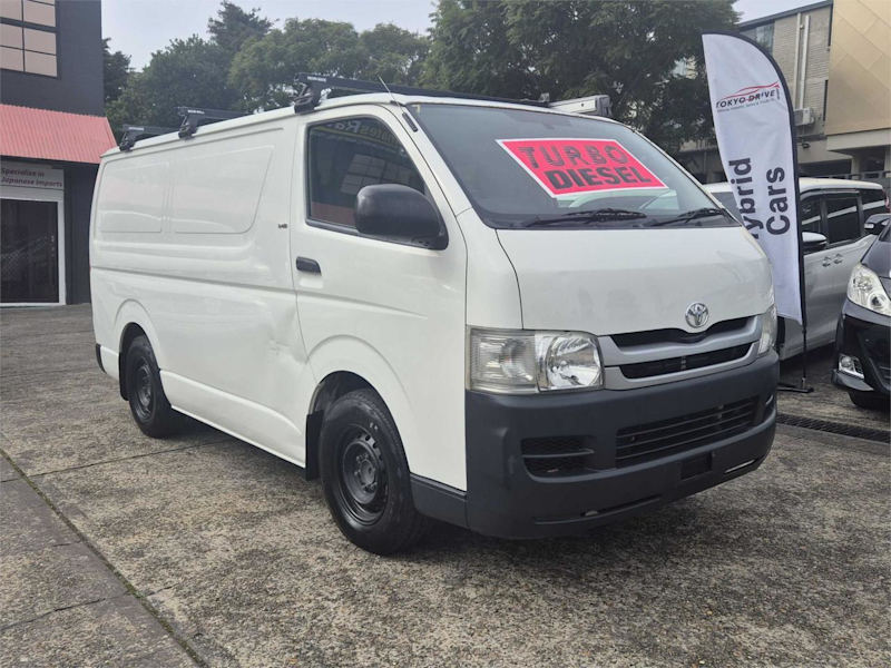2008 Toyota HiAce KDH201R MY08 LWB White 5 Speed Manual Van628827273744661113