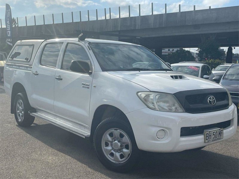 2010 Toyota Hilux KUN26R MY10 SR White 4 Speed Automatic Utility62882736335362112