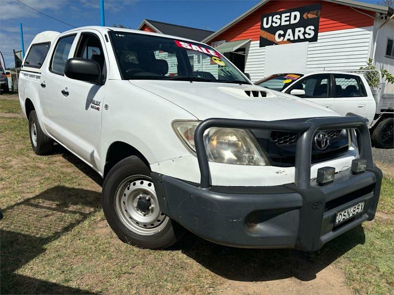 2011 Toyota Hilux KUN16R MY11 Upgrade SR White 5 Speed Manual Dual Cab Pick-up62935680889219112