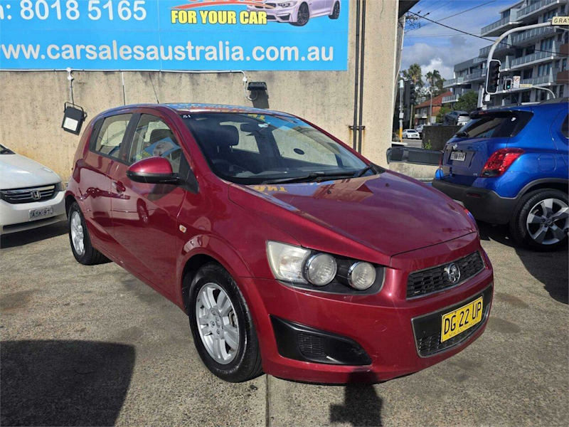 2013 Holden Barina TM MY13 CD Red 6 Speed Automatic Hatchback62882727813122112