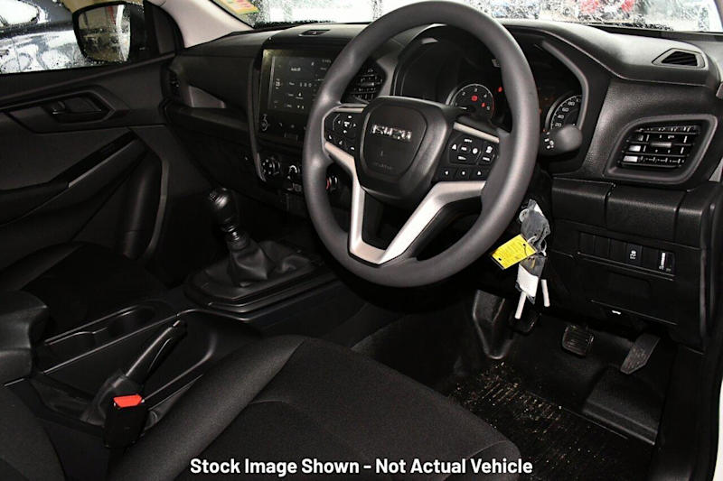 2025 Isuzu D-MAX RG MY24 SX 4x2 High Ride Mineral White 6 Speed Manual Cab Chassis62934707832451113