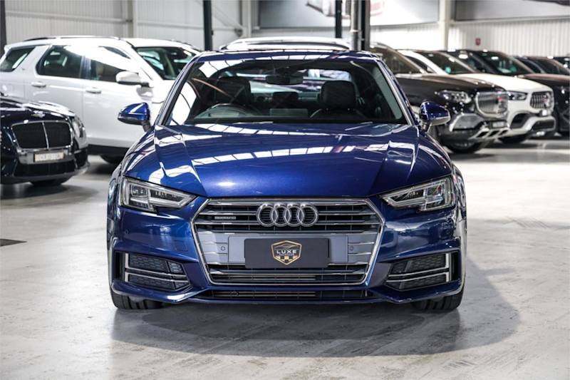 2017 Audi A4 B9 8W MY18 S Line S Tronic Quattro Blue 7 Speed Sports Automatic Dual Clutch Sedan62933707659905113