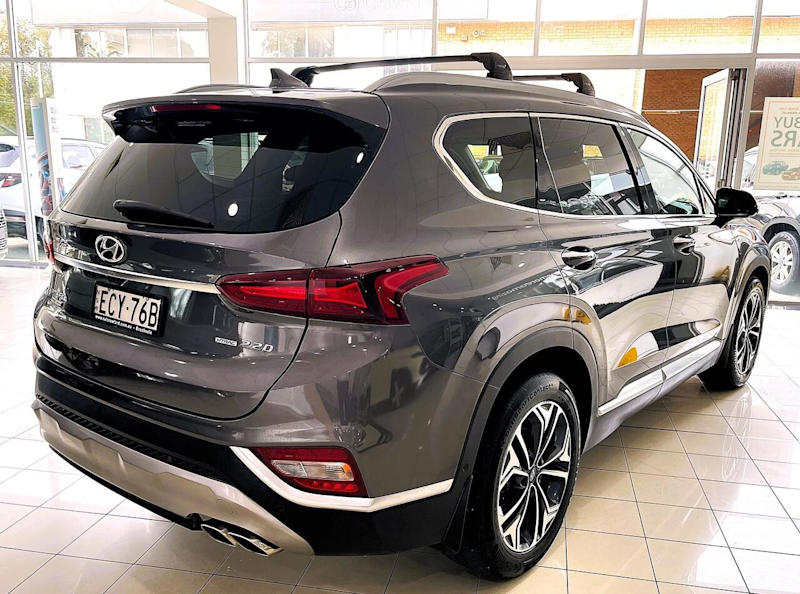 2019 Hyundai Santa Fe TM MY19 Highlander Silver, Chrome 8 Speed Sports Automatic Wagon62933712171522114